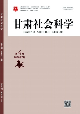甘肃社会科学封面